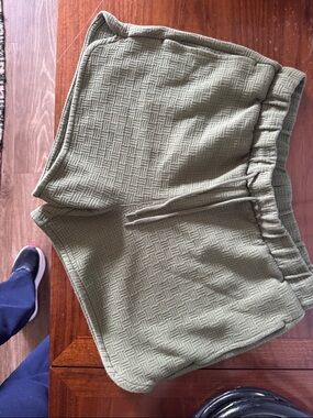 Vans Olive Green Knit Lounge Shorts